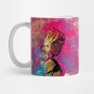 Girl with glowing face Mug